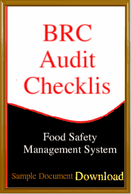 BRC Food issue 6 Audit Checklist